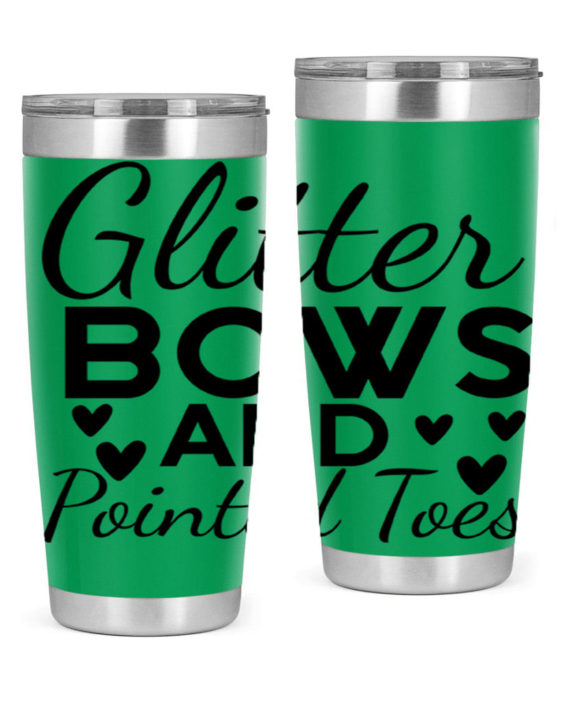 Glitter Bows and Pointed Toes 43#- ballet- Tumbler
