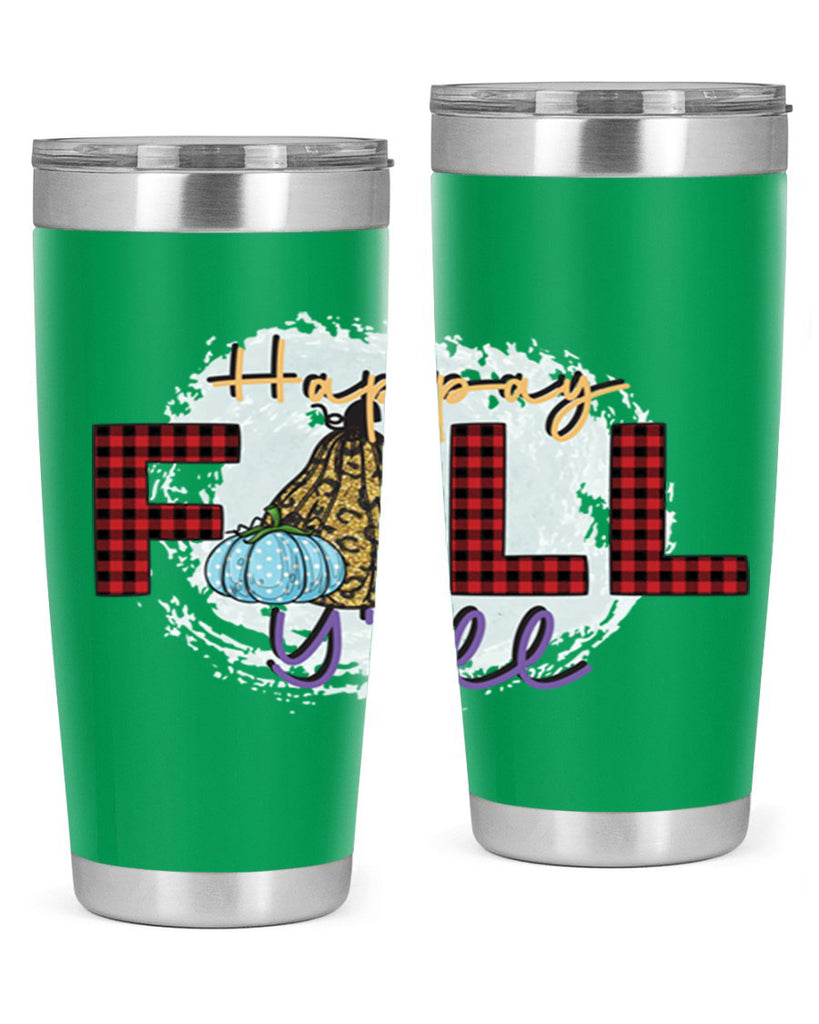 Happay Fall Y all 217#- fall- Tumbler