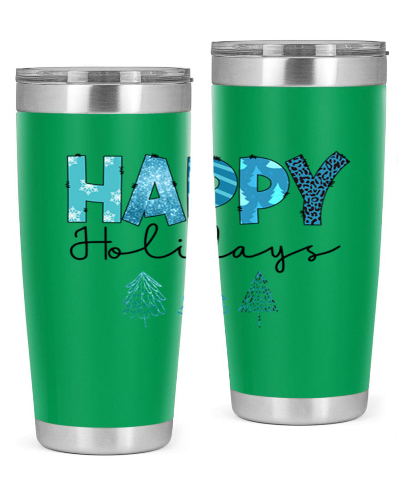 Happy Holidays 140#- winter- Tumbler