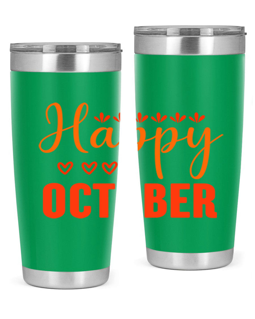 Happy October Design 237#- fall- Tumbler