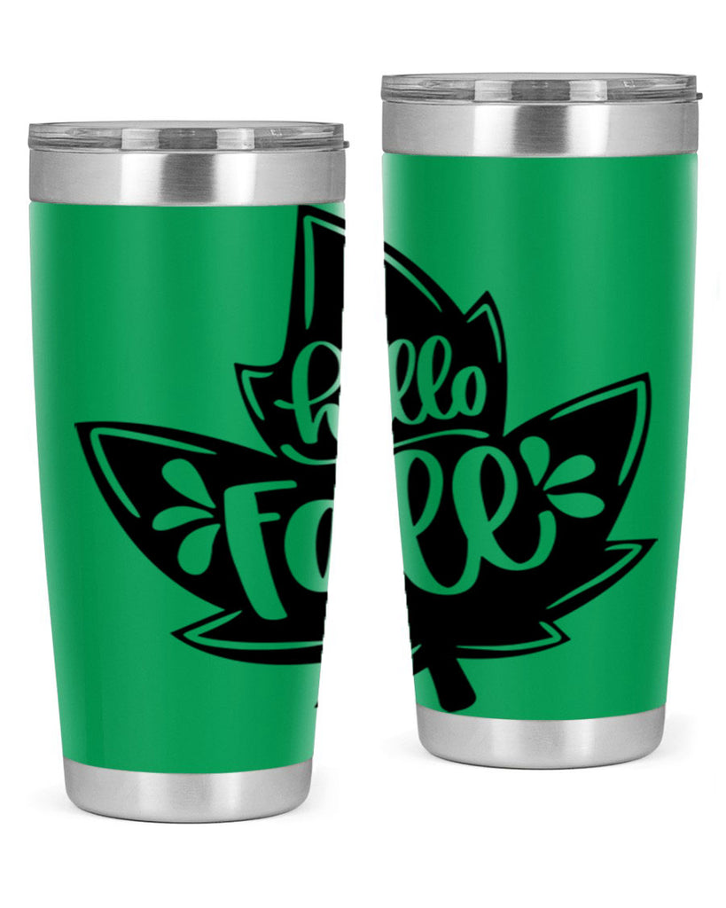 Hello Fall 494#- fall- Tumbler