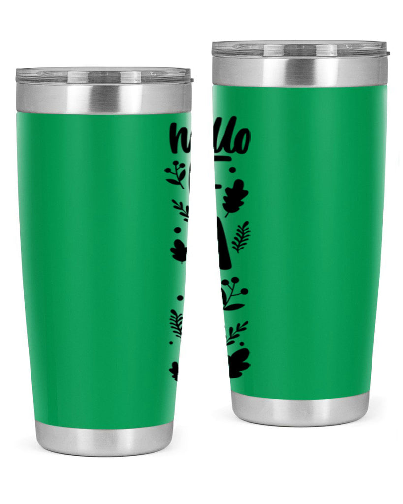 Hello Fall 495#- fall- Tumbler