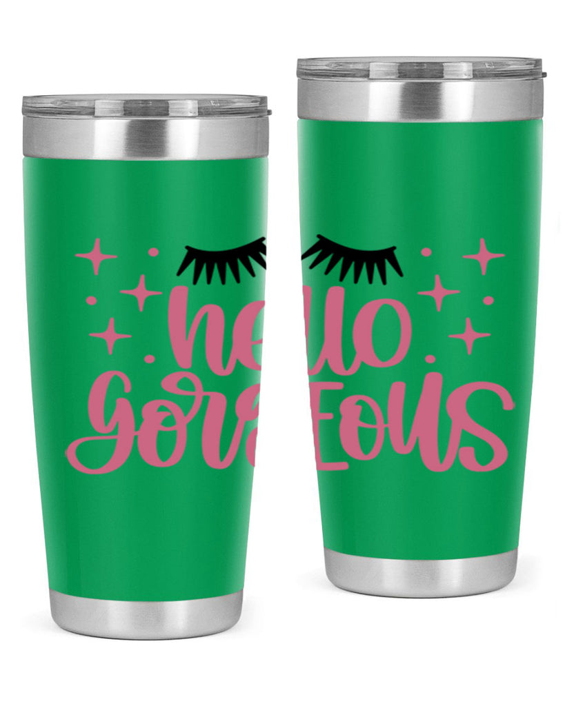 Hello Gorgeous Style 89#- make up- Tumbler