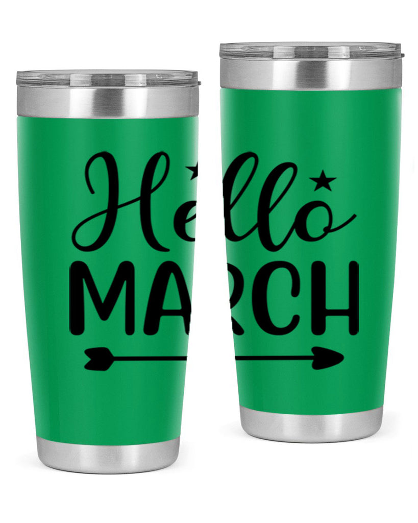 Hello March 184#- spring- Tumbler