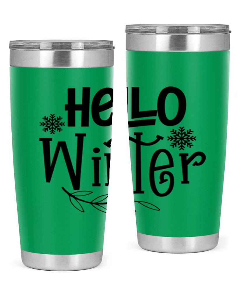 Hello Winter 168#- winter- Tumbler