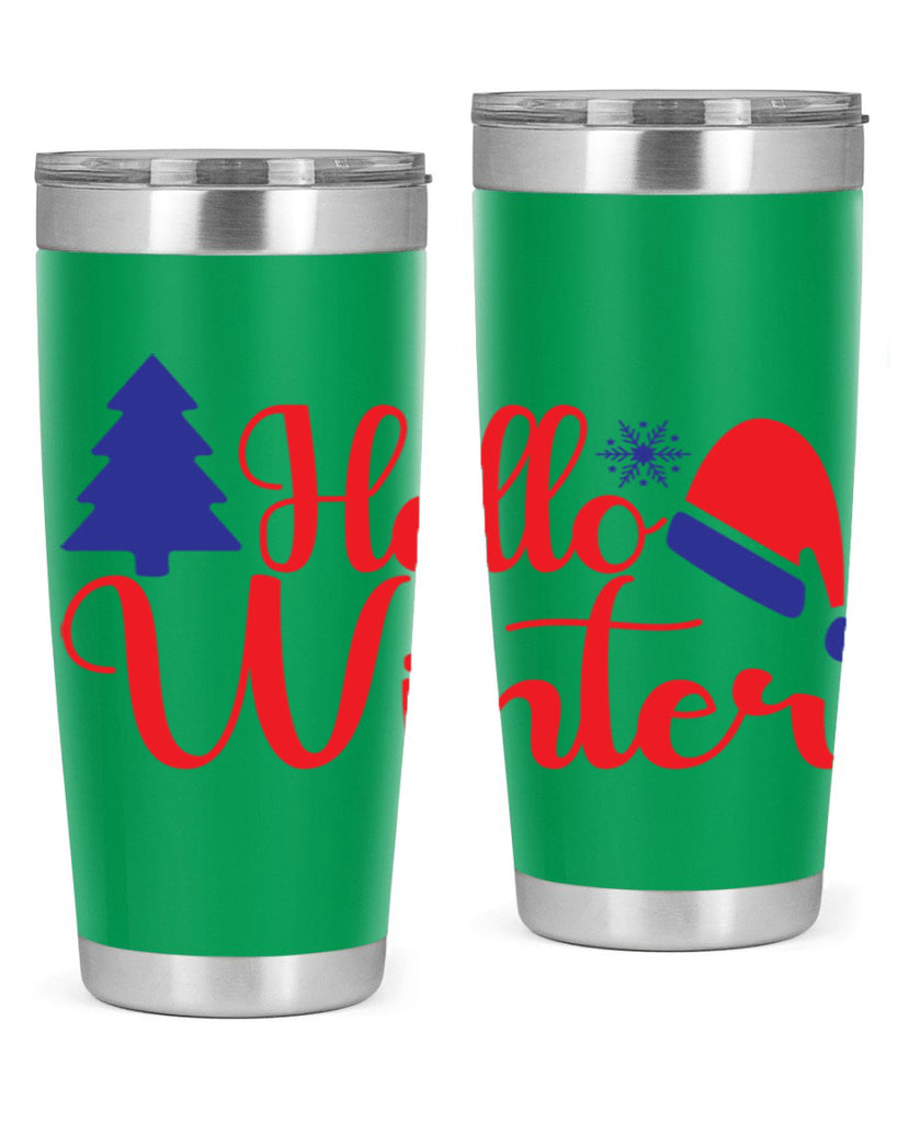Hello Winter 179#- winter- Tumbler