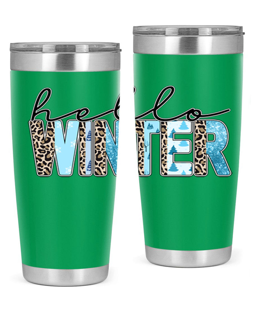 Hello Winter 189#- winter- Tumbler