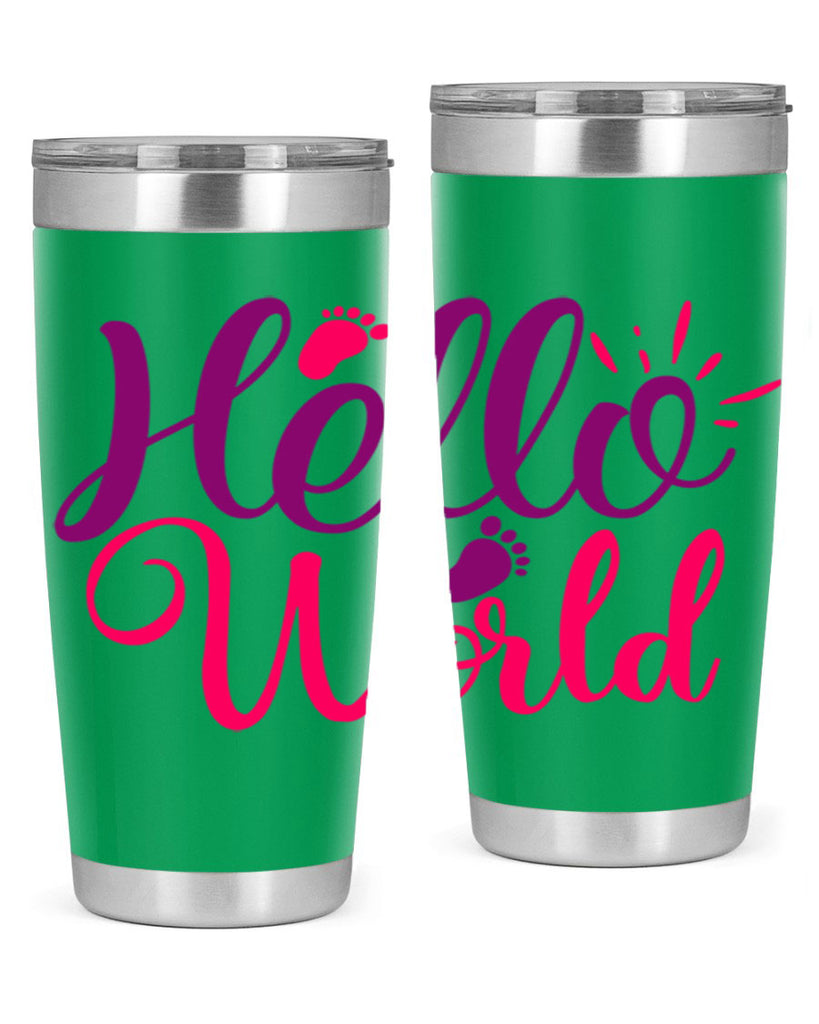 Hello World Style 260#- baby- tumbler