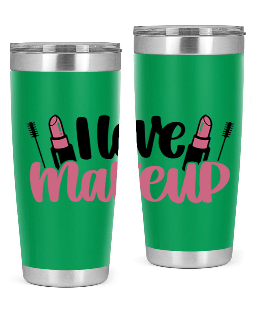 I Love Makeup Style 80#- make up- Tumbler