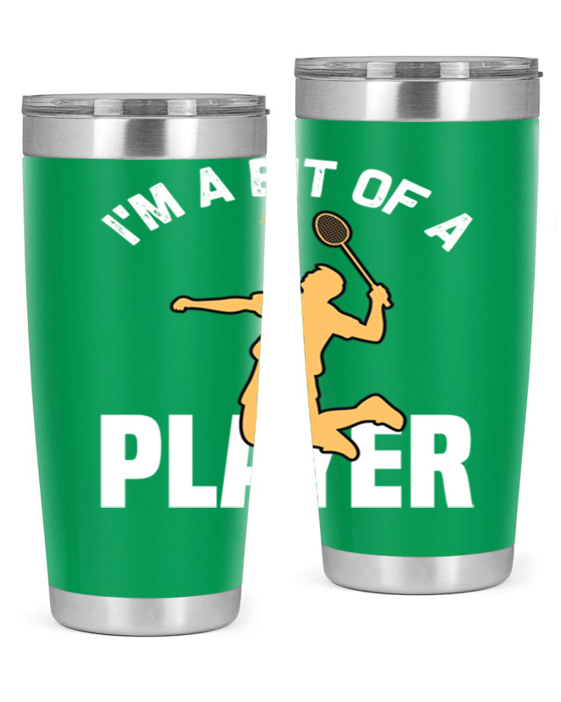 Im a bit 1071#- badminton- Tumbler