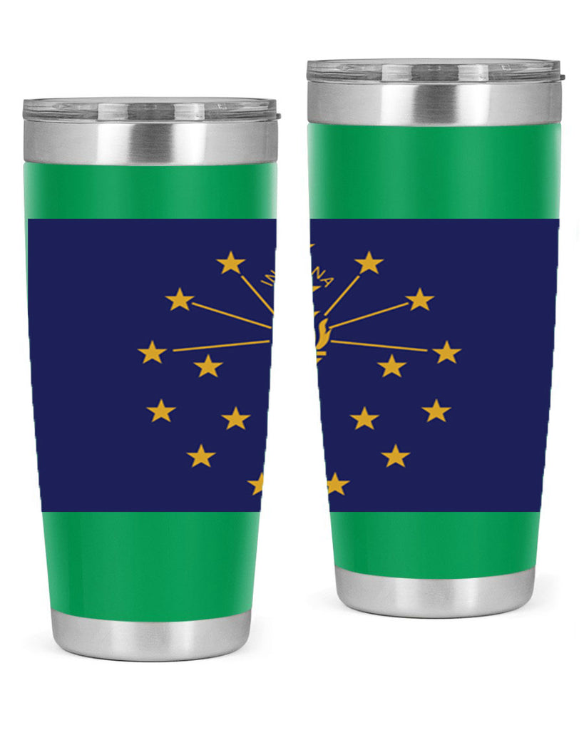 Indiana 38#- Us Flags- Tumbler