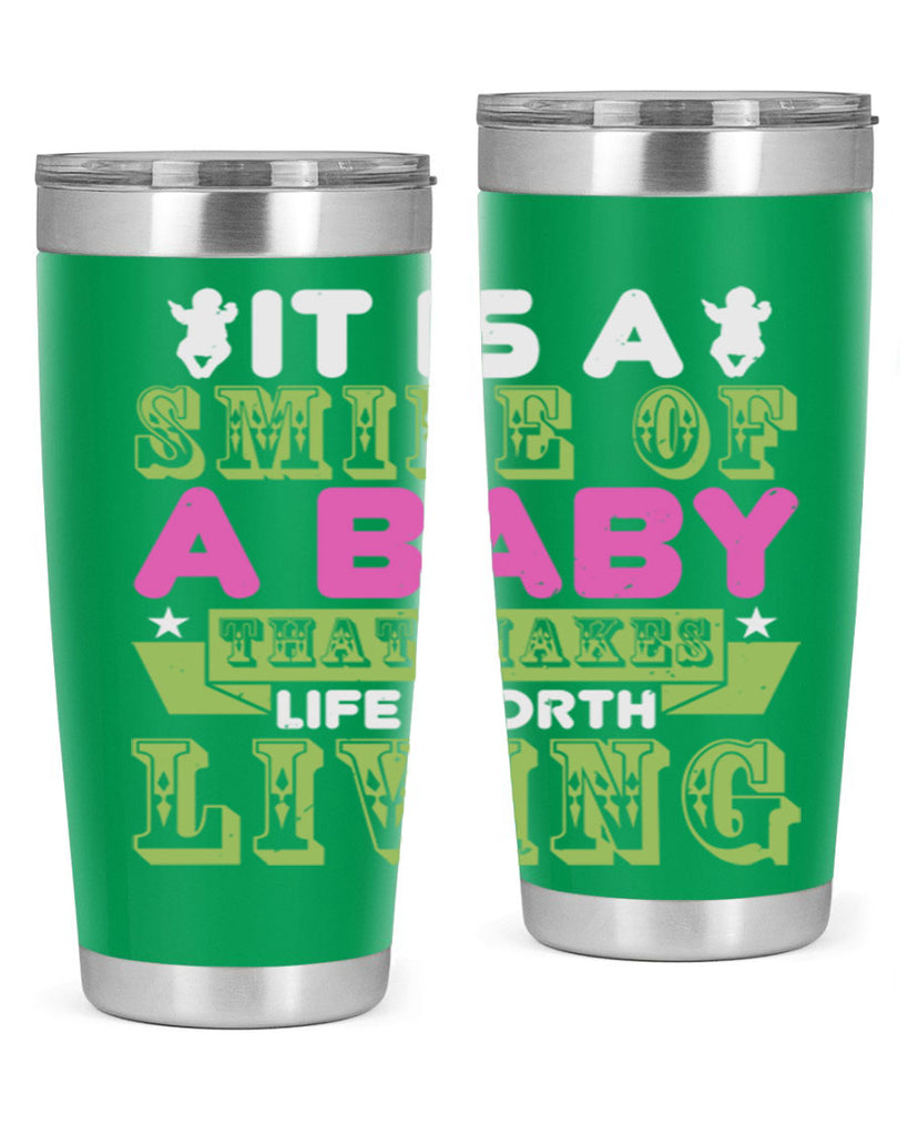 It is a smile of a baby Style 188#- baby- tumbler