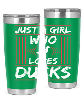 Just A Girl Who Loves Ducks Style 33#- duck- Tumbler