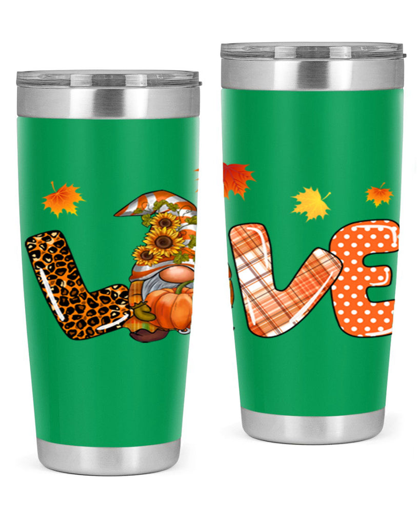 LOVEFallGnomeAutumn 416#- fall- Tumbler