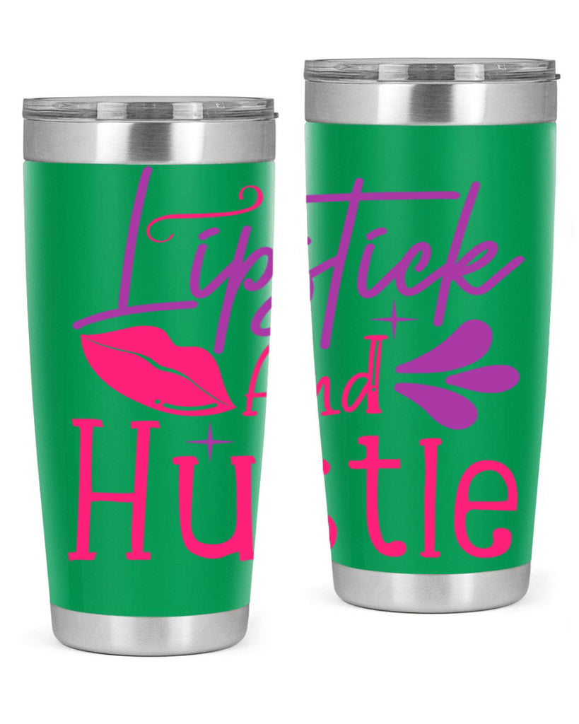 Lipstick And Hustle Style 229#- make up- Tumbler