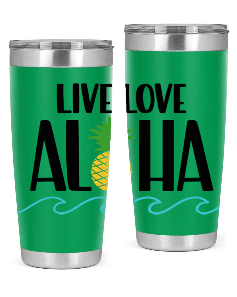 Live Love Aloha Style 30#- summer- Tumbler