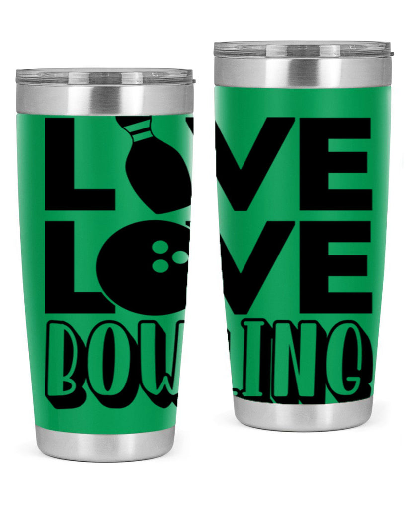 Live Love Bowling 833#- bowlig- Tumbler