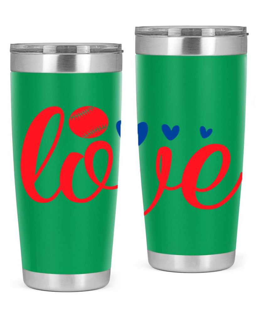 Love 2052#- baseball- Tumbler