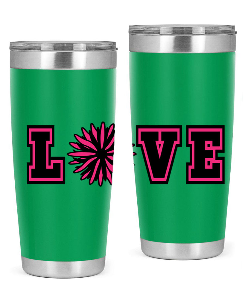 Love 694#- cheer- Tumbler
