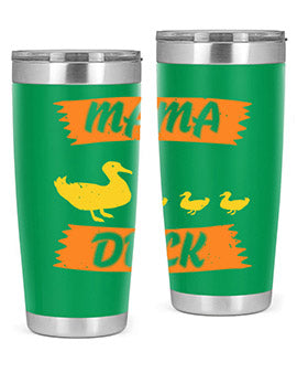 Mama Duck Style 26#- duck- Tumbler