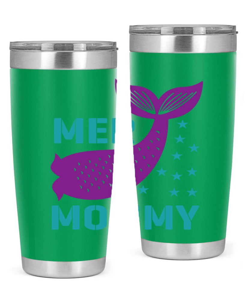 Mer Mommy 342#- mermaid- Tumbler