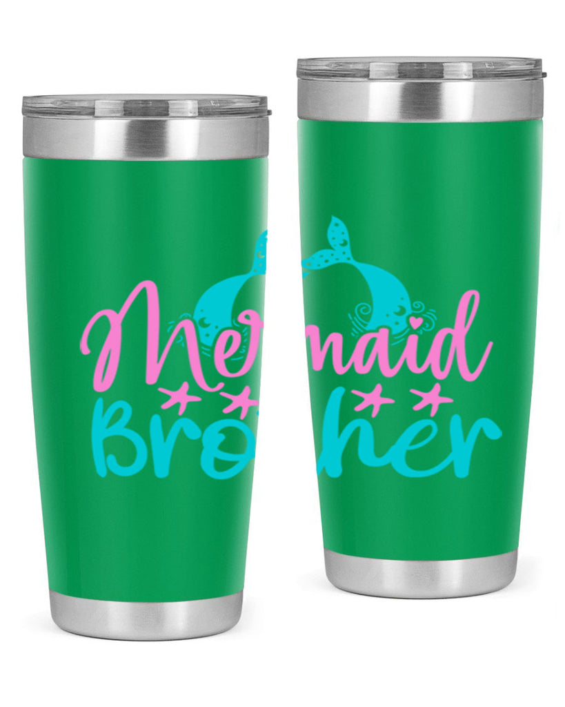 Mermaid Brother 354#- mermaid- Tumbler