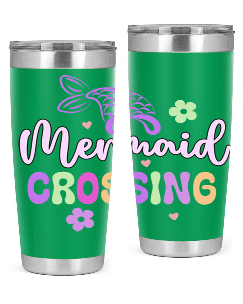 Mermaid Crossing 401#- mermaid- Tumbler
