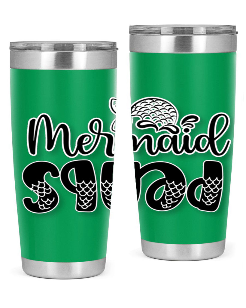 Mermaid Squad 444#- mermaid- Tumbler
