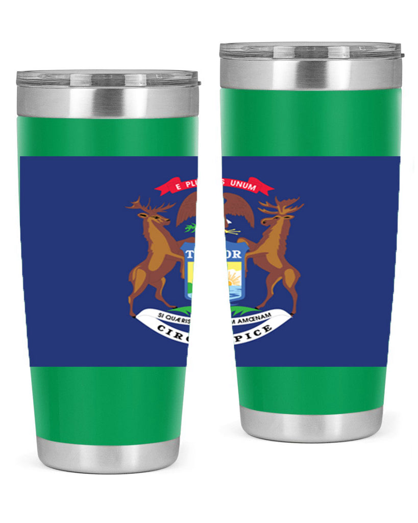 Michigan 30#- Us Flags- Tumbler