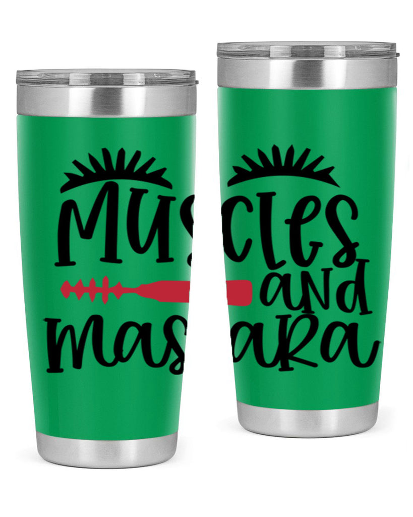 Muscles and mascara design Style 221#- make up- Tumbler