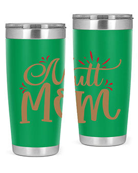 Mutt Mom Style 69#- dog- Tumbler