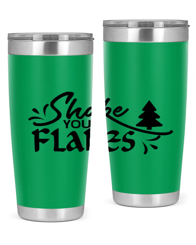 Shake Your Flakes 354#- winter- Tumbler