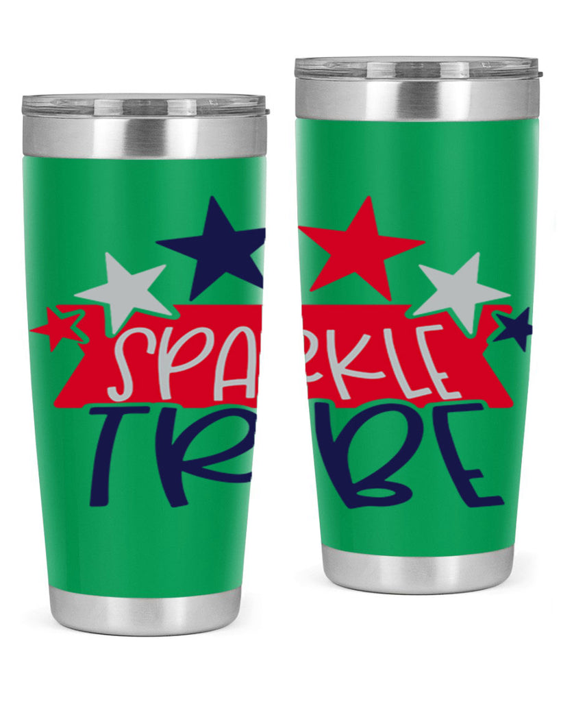 Sparkle Tribe Style 172#- Fourt Of July- Tumbler