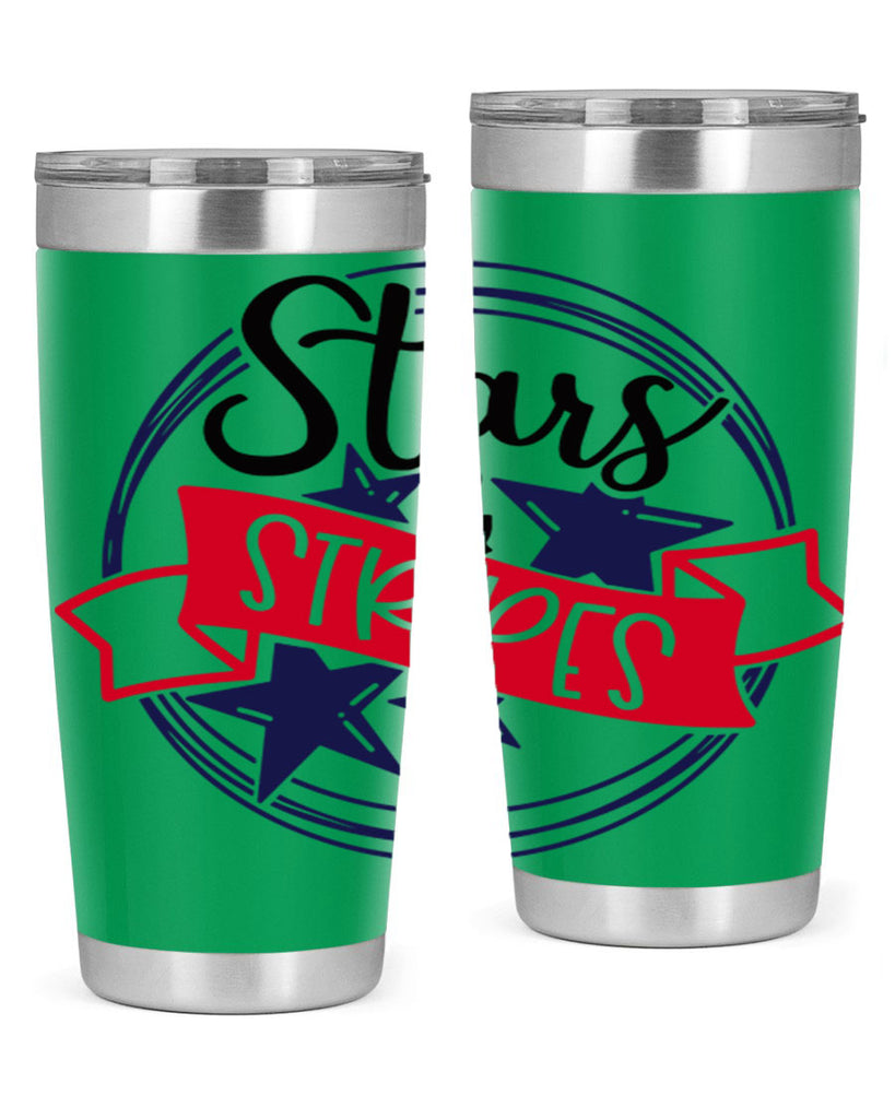 Stars StripeS Style 174#- Fourt Of July- Tumbler