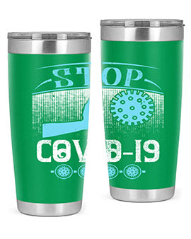 Stop covid Style 22#- corona virus- Tumbler
