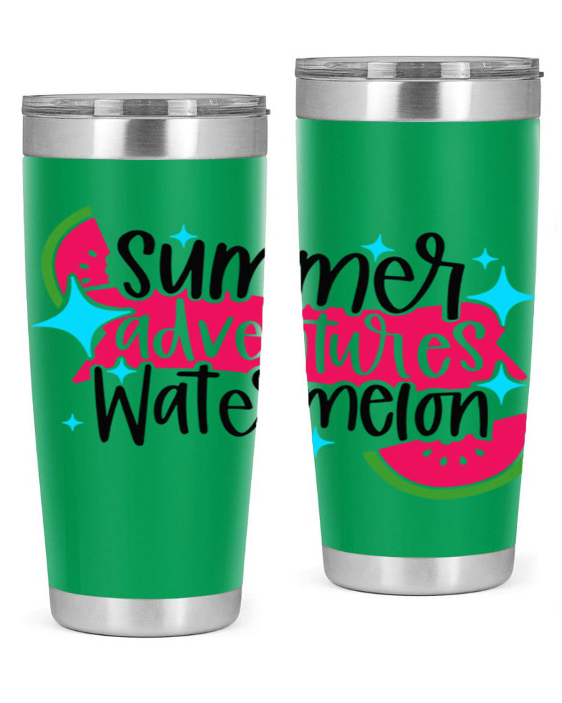 Summer Adventures Watermelon Style 23#- summer- Tumbler