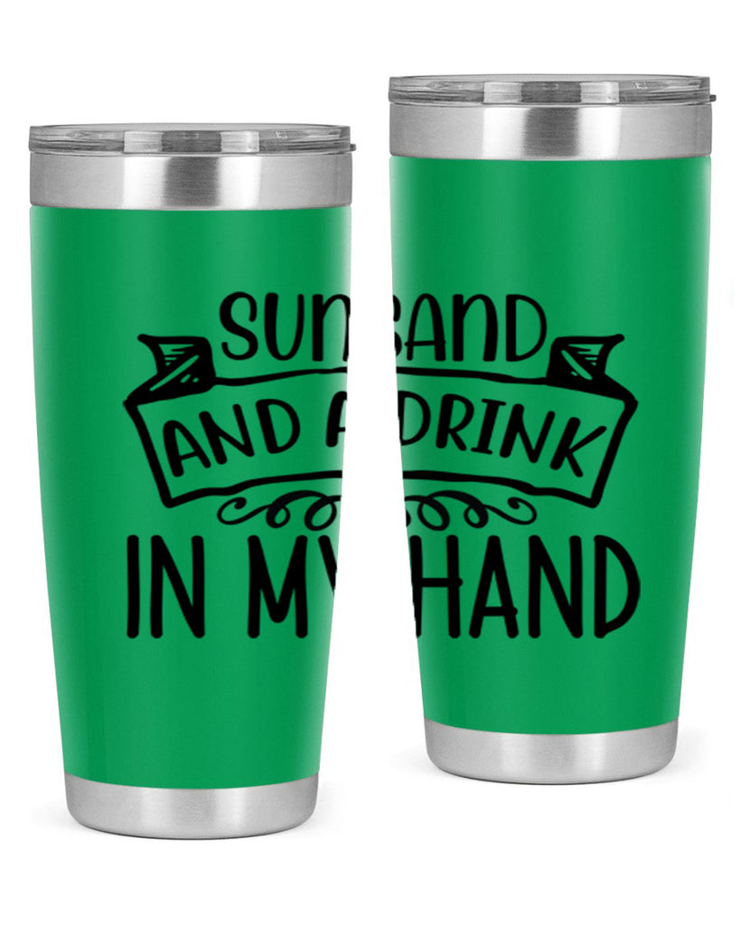 Sunsandandadrinkin 483#- zodiac- Tumbler