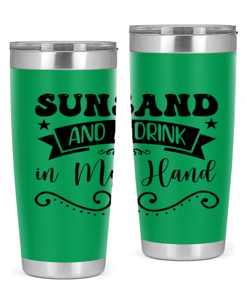 Sunsandandadrinkin 484#- zodiac- Tumbler