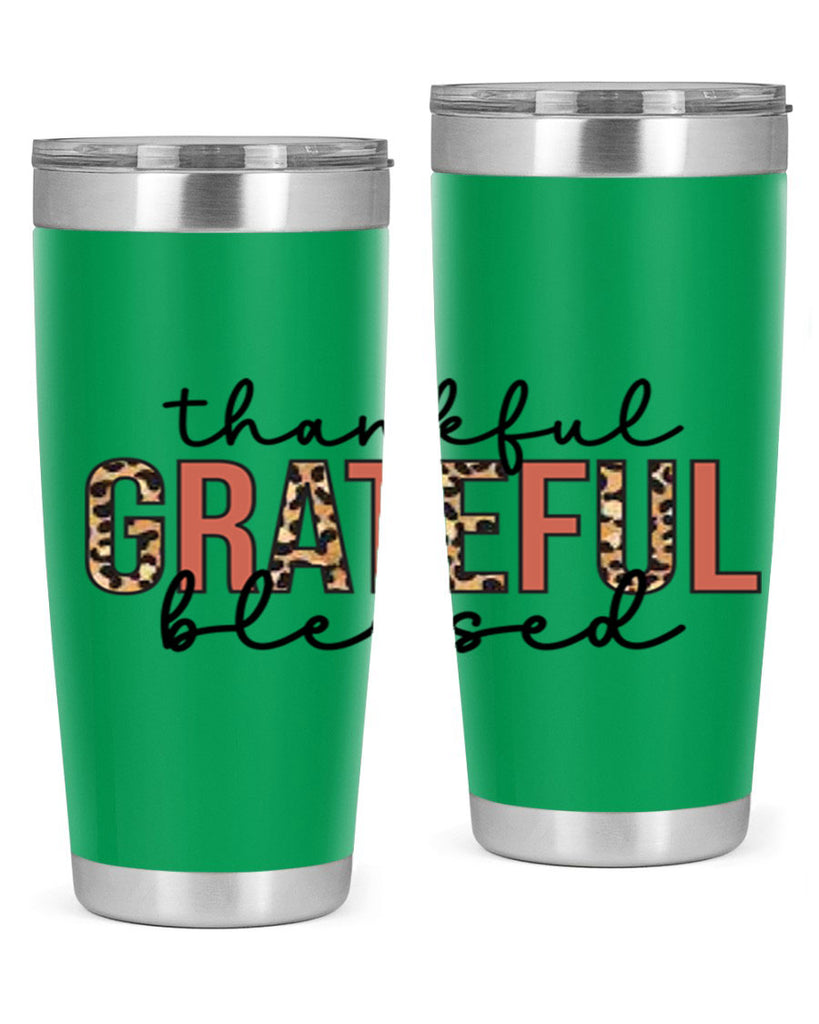 Thankful grateful blessed 602#- fall- Tumbler