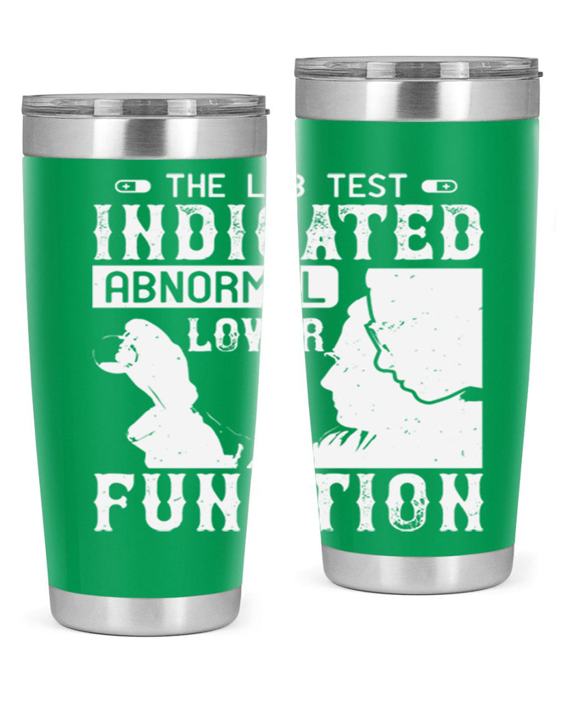 The lab test indicated abnormal lover function Style 22#- medical- tumbler