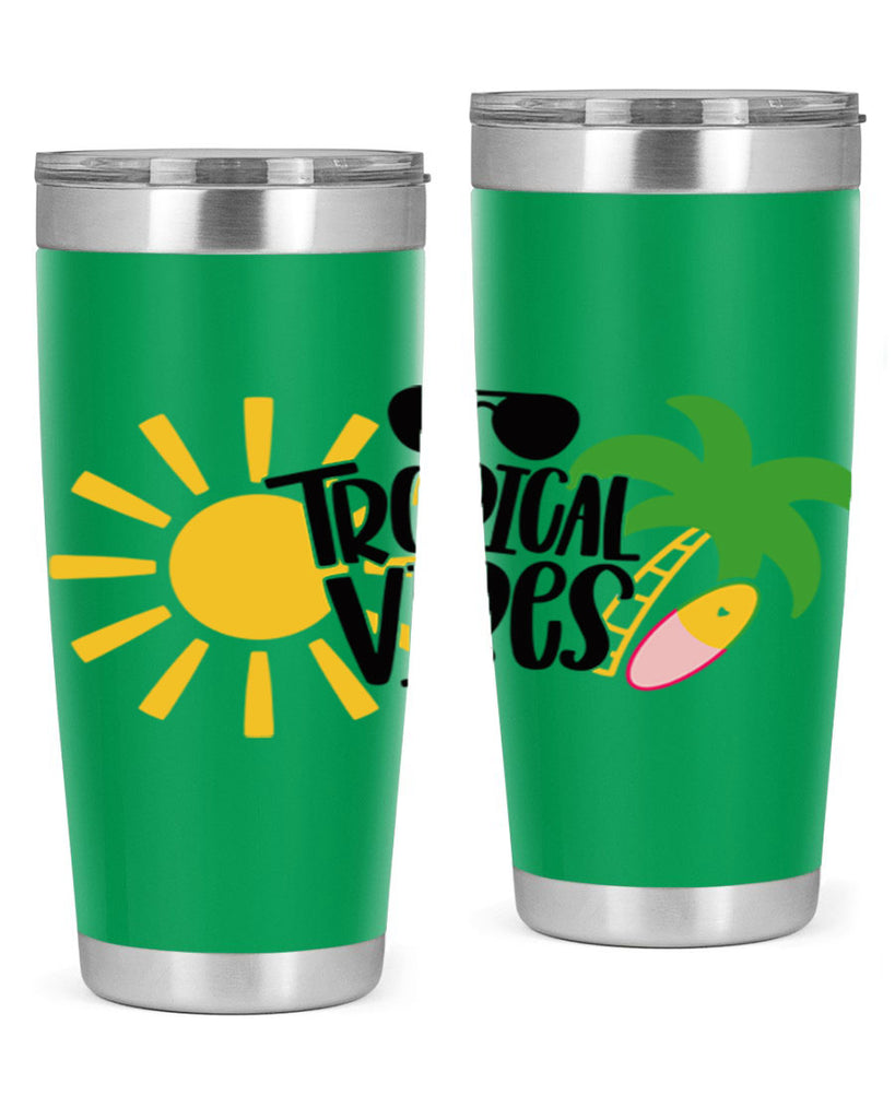 Tropical Vibes Style 9#- summer- Tumbler