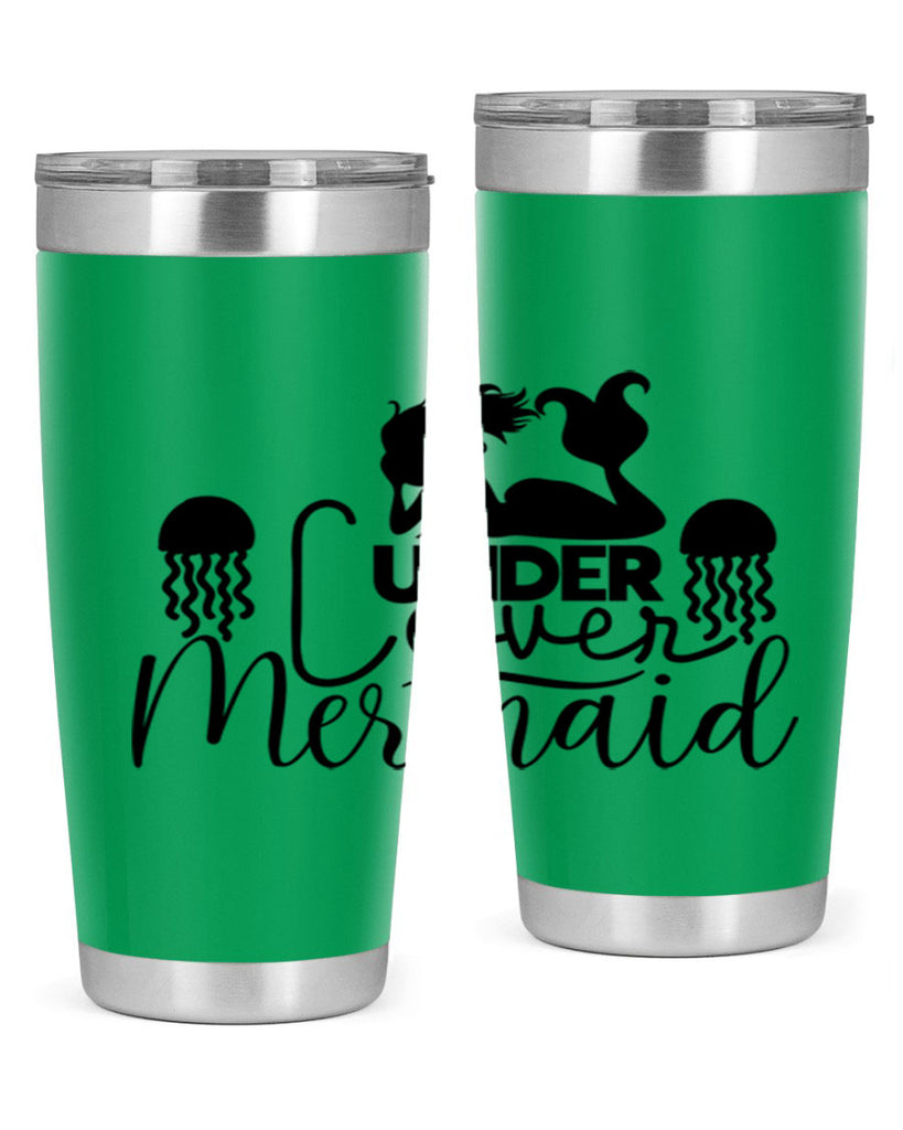 Under Cover Mermaid 642#- mermaid- Tumbler