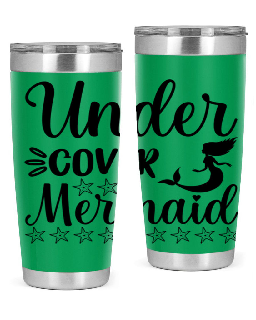 Under cover mermaid 650#- mermaid- Tumbler