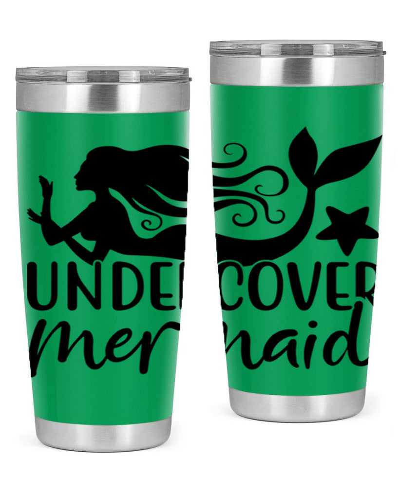 Undercover mermaid 657#- mermaid- Tumbler