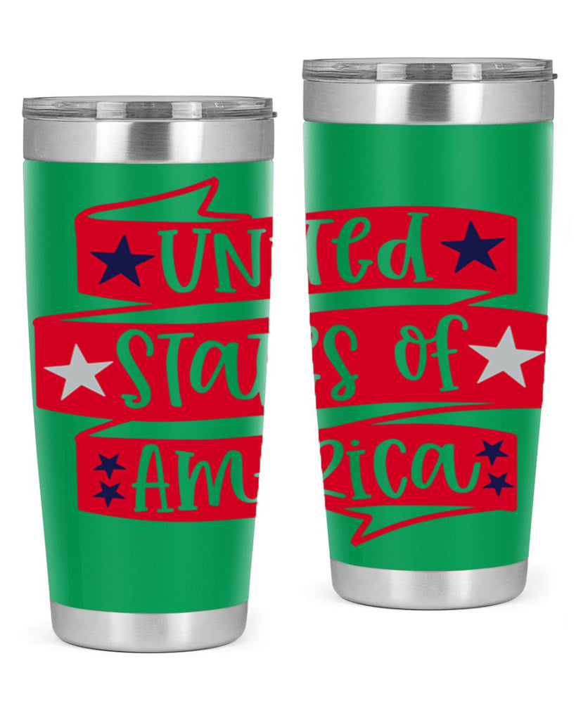 United States Of America Style 177#- Fourt Of July- Tumbler