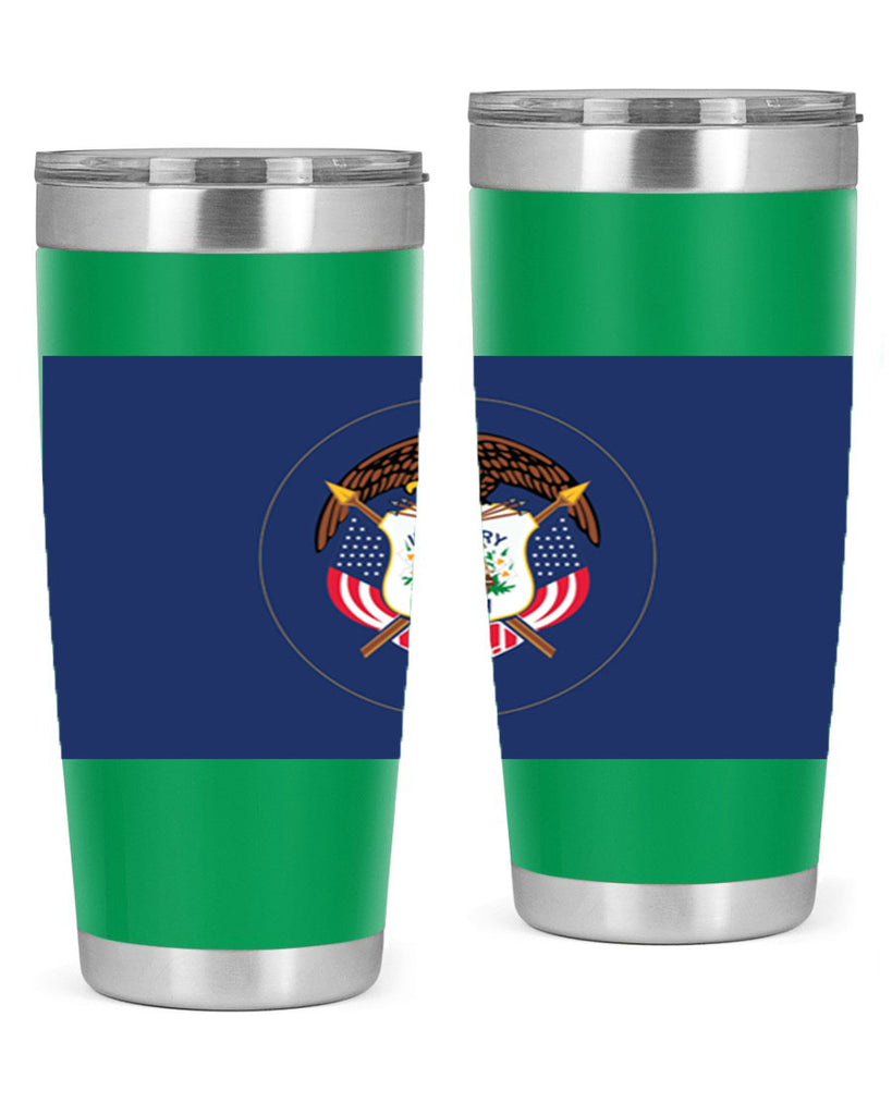 Utah 8#- Us Flags- Tumbler