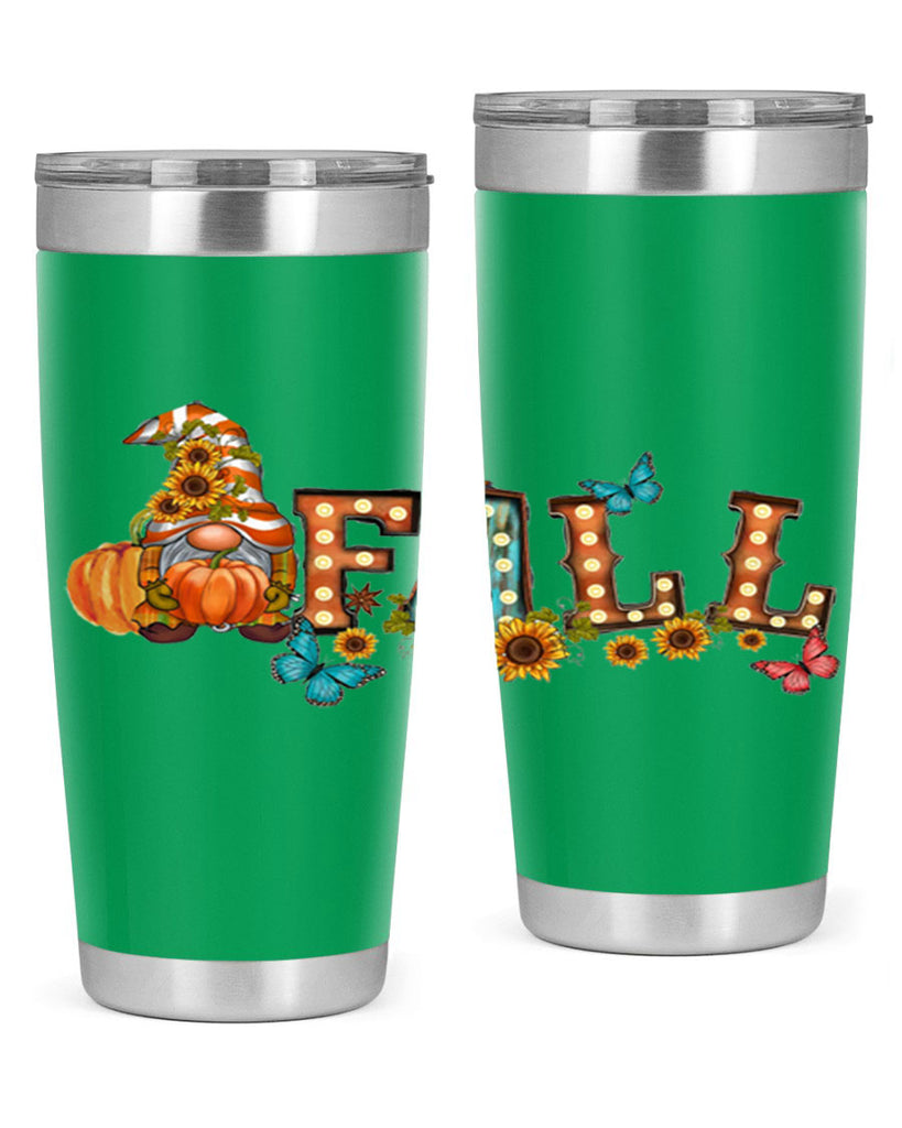 VintageFallGnome 626#- fall- Tumbler