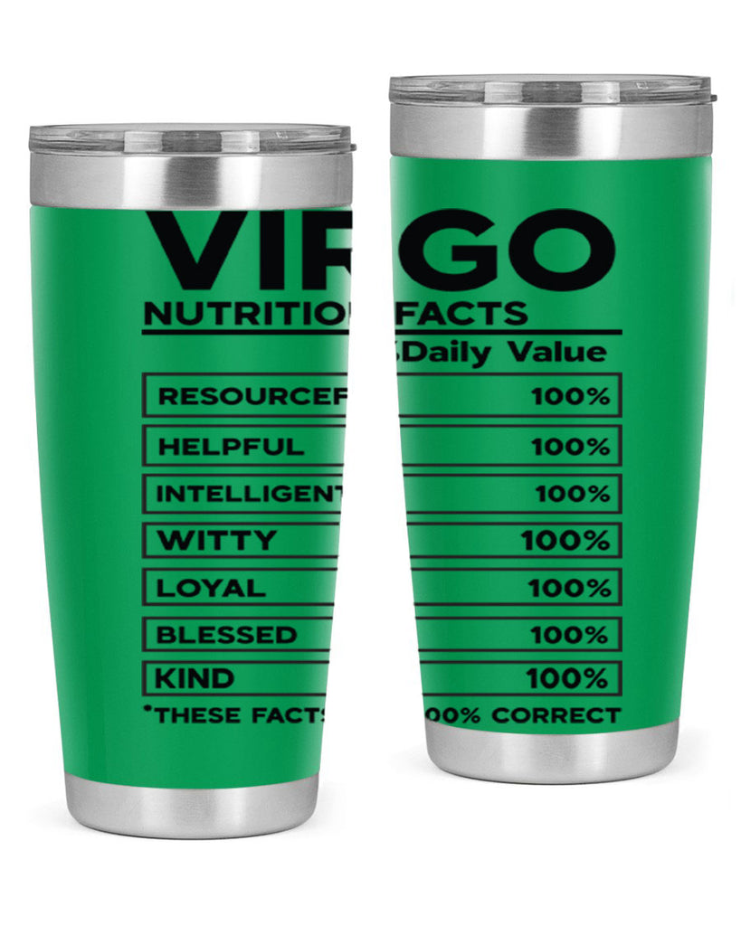 Virgo Nutrition Facts 530#- zodiac- Tumbler
