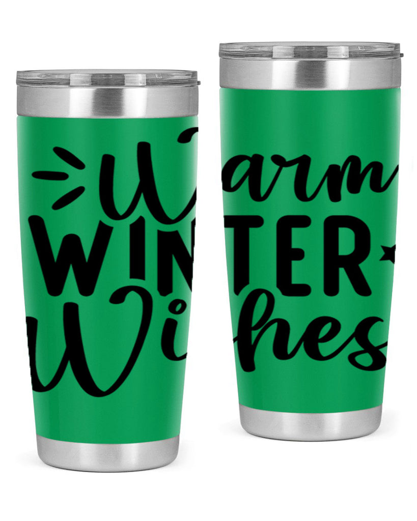 Warm Winter Wishes459#- winter- Tumbler