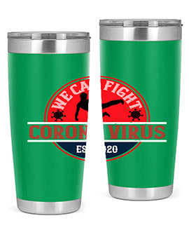 We Can Fight Corona Virus Est Style 11#- corona virus- Tumbler